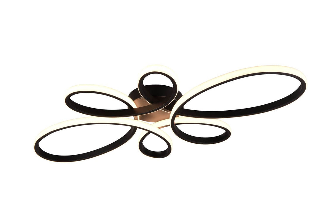 Luminaire plafonnier | Fly Noir L 83 cm