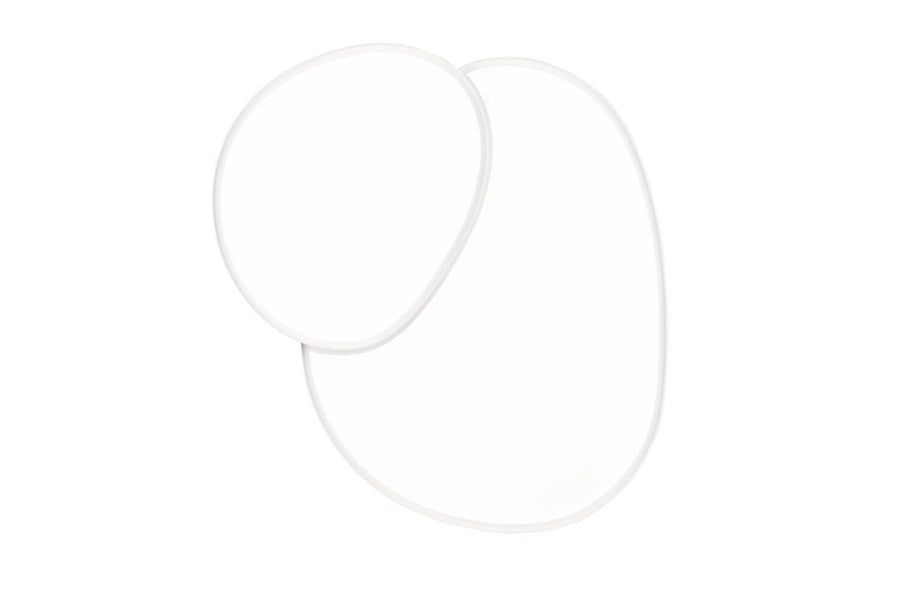 Plafonnier Rise blanc mat, L 77 cm