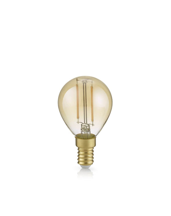 Ampoule LED E14 sphérique ambrée, 2 W | Trio