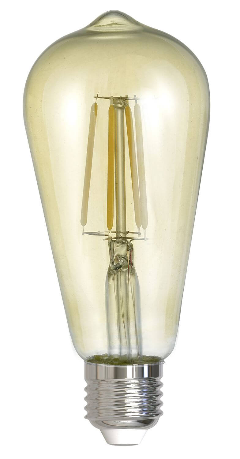 Ampoule LED E27 standard ambrée, 6 W | Trio