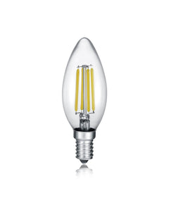 Ampoule LED E14 flamme transparente, 4 W | Trio (989-4470)