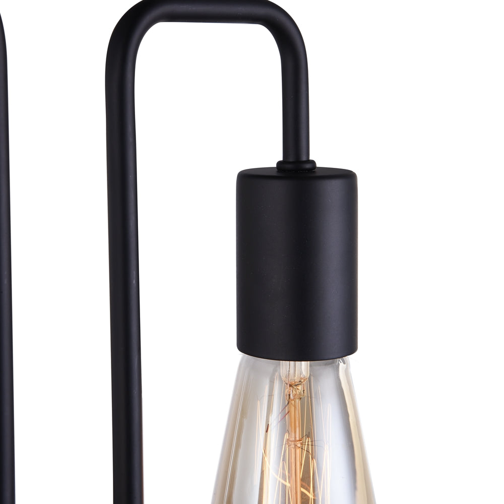 Détail de la finition noire mate et de la douille cylindrique