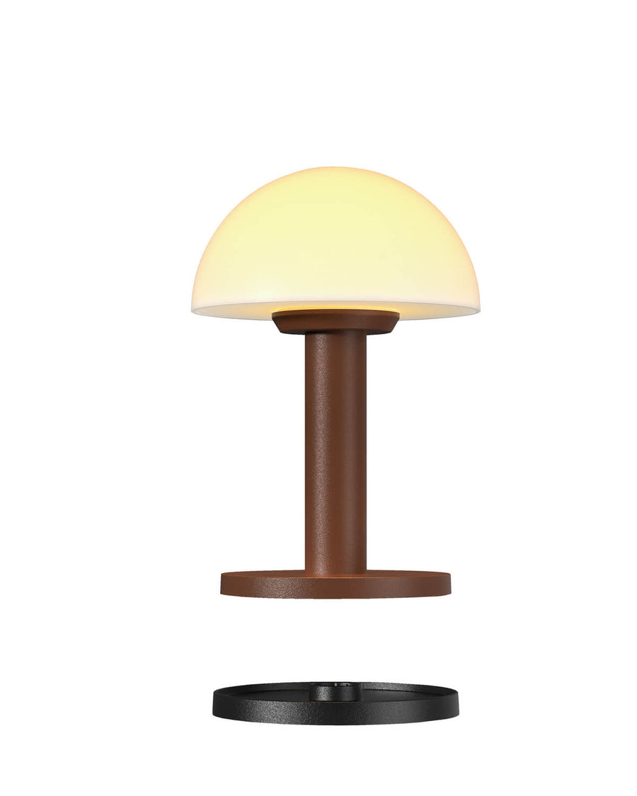Lampe extérieure Bergamo rouille