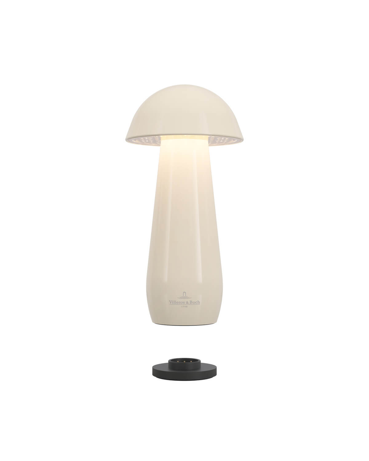 Lampe extérieure Modena crème, L 16 cm