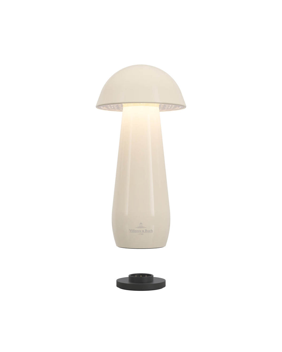 Lampe extérieure Modena crème, L 16 cm