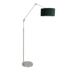 Chic Prestige Green Velvet Floor Lamp