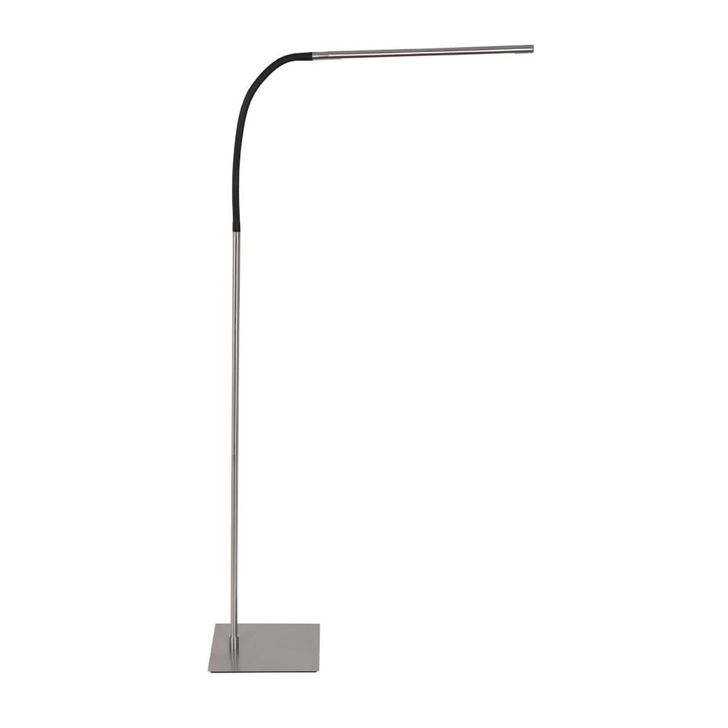 Brushed Steel Flexible Floor Lamp