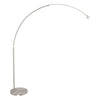 Brushed Steel Arched Lamp