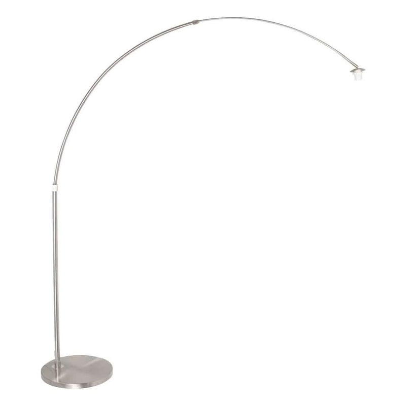 Brushed Steel Arched Lamp