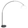 Black and White Arched Floor Lamp