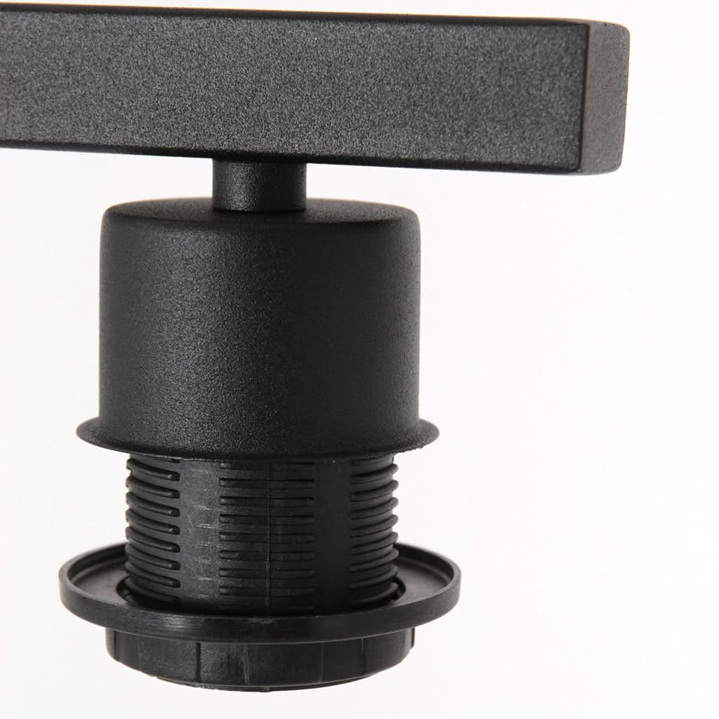 Lampe sur pied 7196ZW Noir + Abat-jour en Lin Noir | Designix - - https://designix.fr