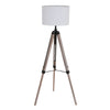 Triek Black and White Floor Lamp
