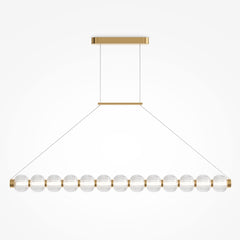 Amulet gold pendant light