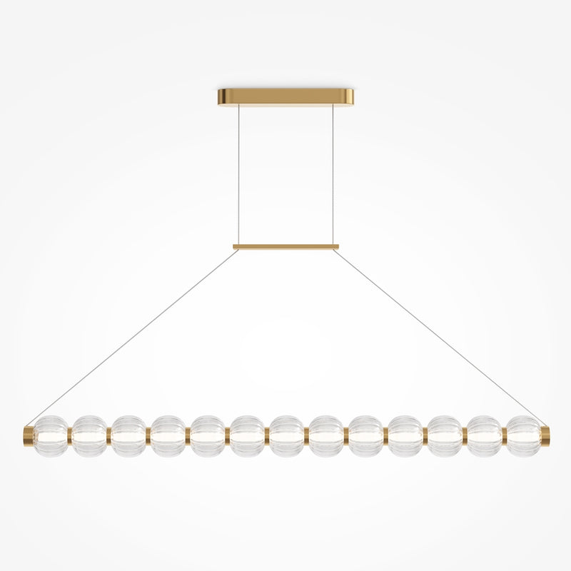 Amulet gold pendant light