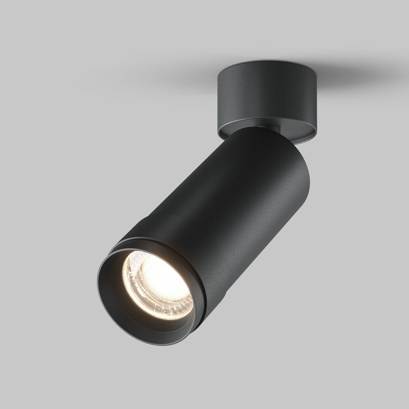 Focus Zoom Black ceiling light