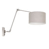 Prestige Chic Grey Linen Wall Lamp