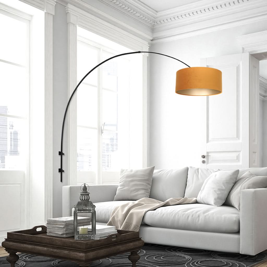 Applique murale Sparkled Light 1481ZW+K1068KS Noir-Velours Or | Designix - - https://designix.fr