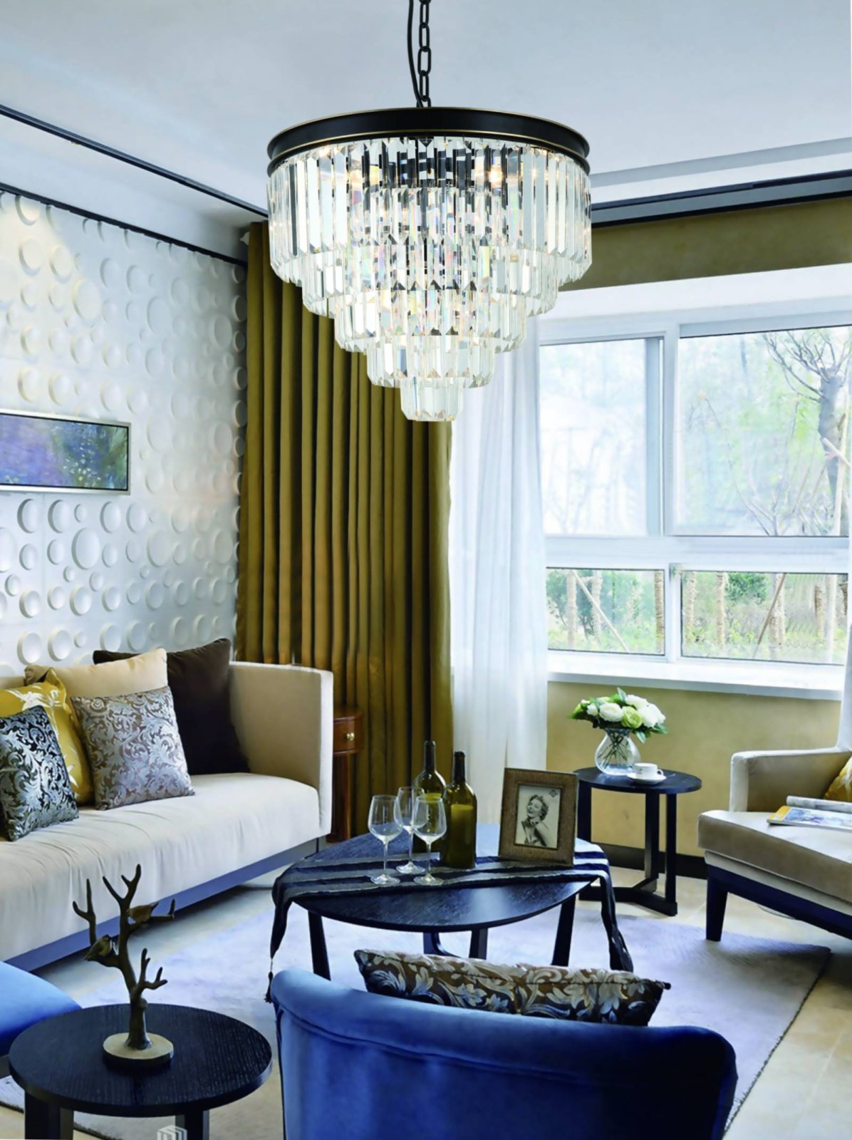 Lustre Artico, cristal