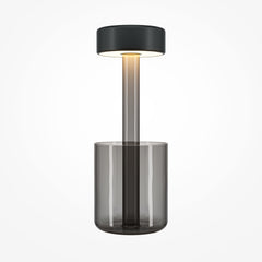 AI Collaboration Gray bedside lamp
