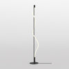 Tau black floor lamp