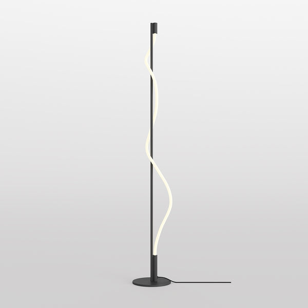 Tau black floor lamp