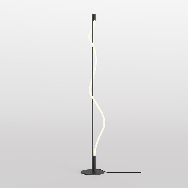 Tau black floor lamp