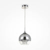 Fermi silver pendant light