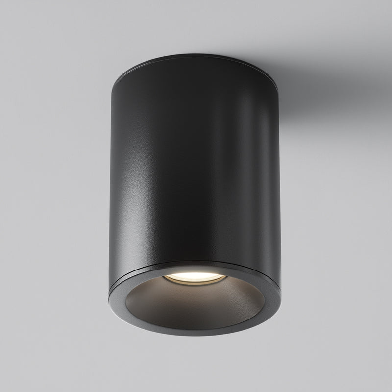 Black ceiling spotlight