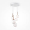 Basic form Gold pendant light