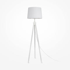 Calvin white floor lamp