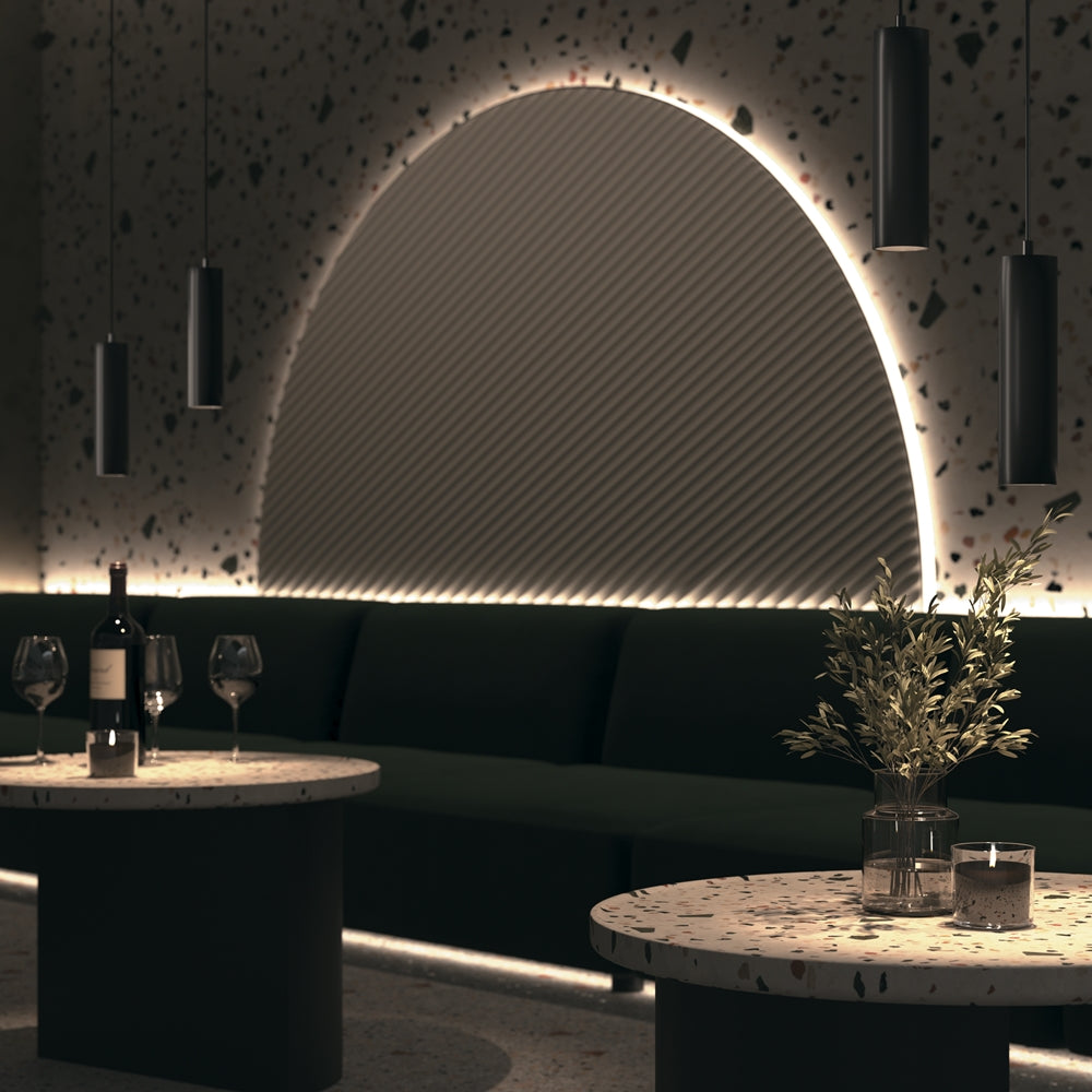 Focus LED Suspension luminaire noir