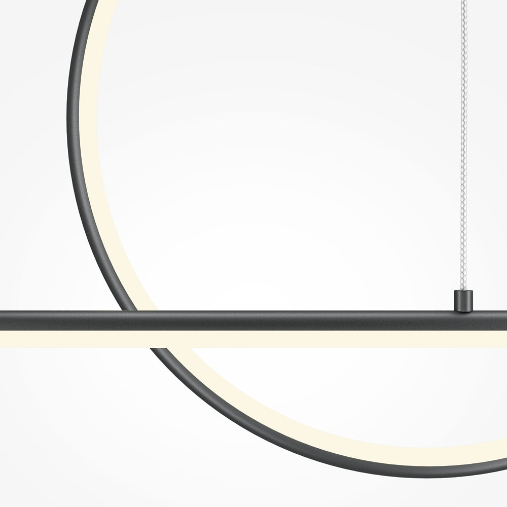Halo Black pendant light