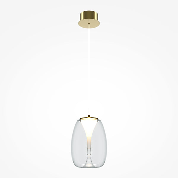 Splash gold pendant light