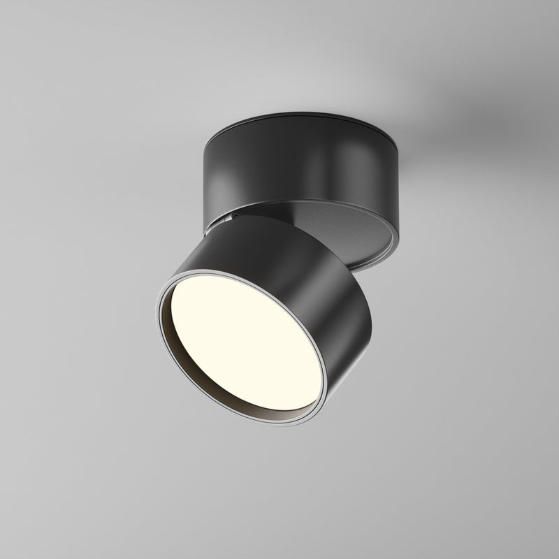 Onda black ceiling light