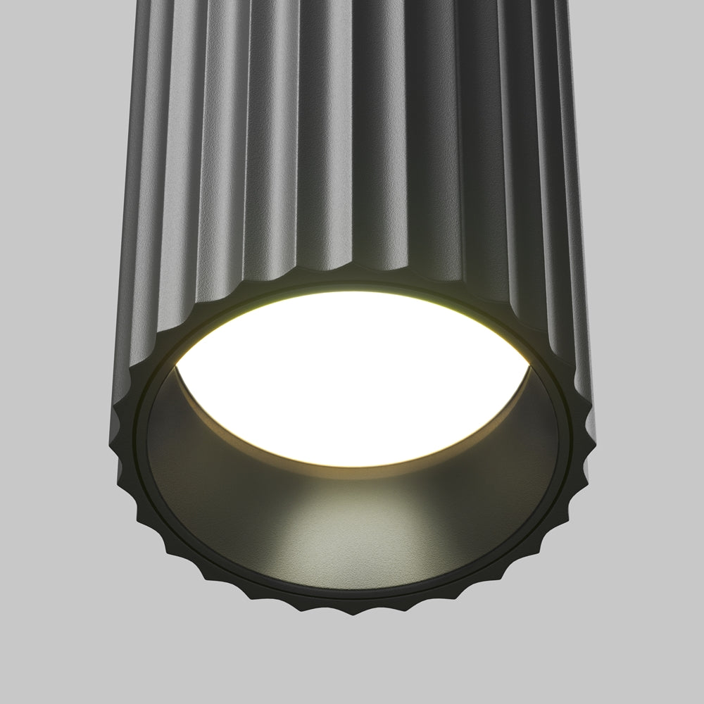 Calipso black ceiling light