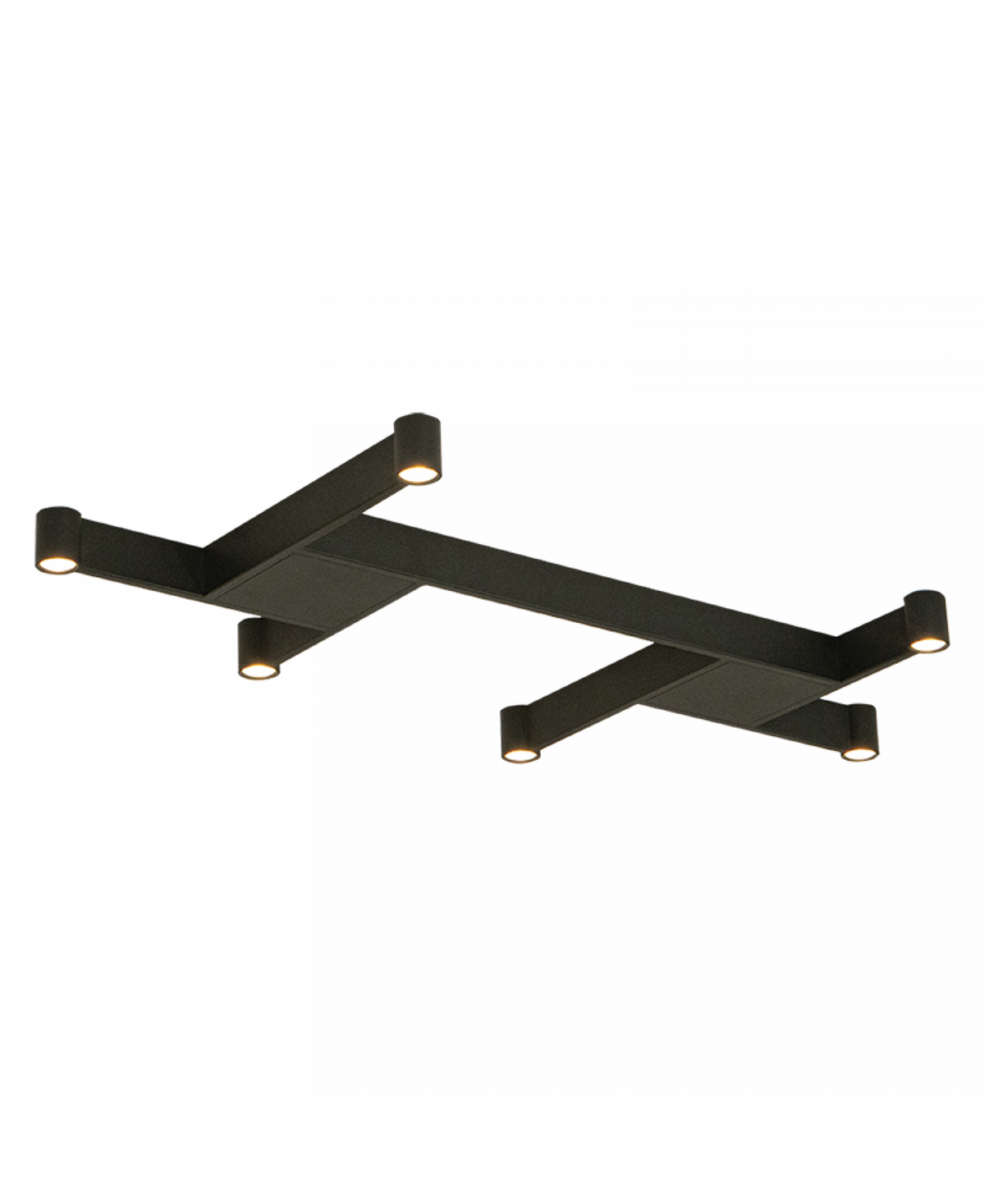 Plafonnier ZAMBELIS 23W Dimmable DESIGN Noir Sable 23042