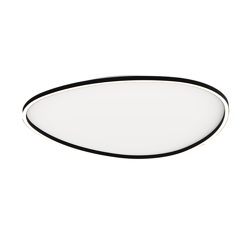 Plafonnier ZAMBELIS 58W Dimmable DESIGN Noir Sable 23211