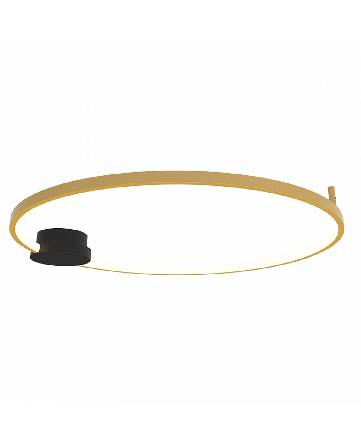 Plafonnier ZAMBELIS D800 32W Dimmable DESIGN Dore et Noir Mat 23097