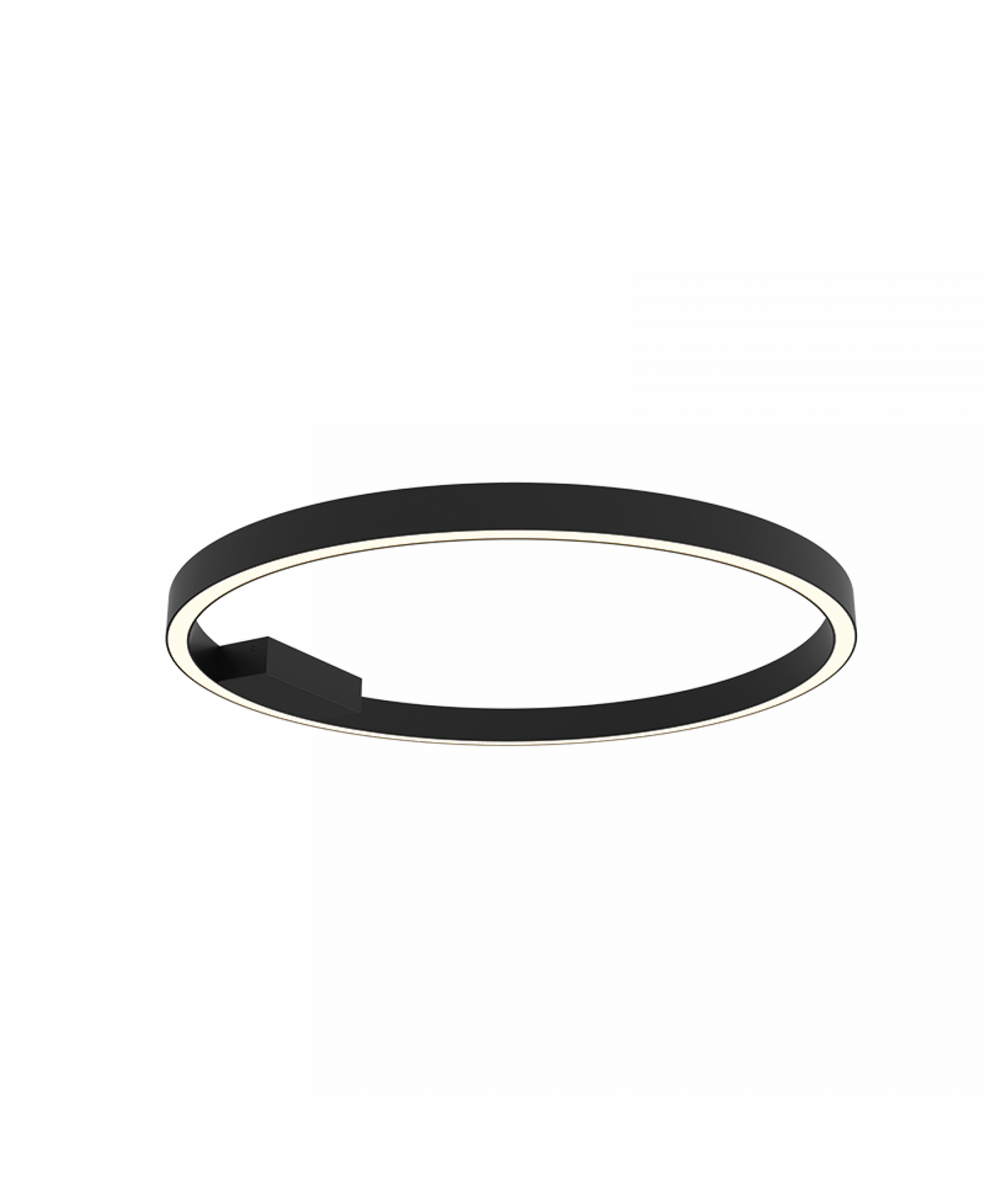 Plafonnier ZAMBELIS D600 37W Dimmable DESIGN Noir Mat 23025