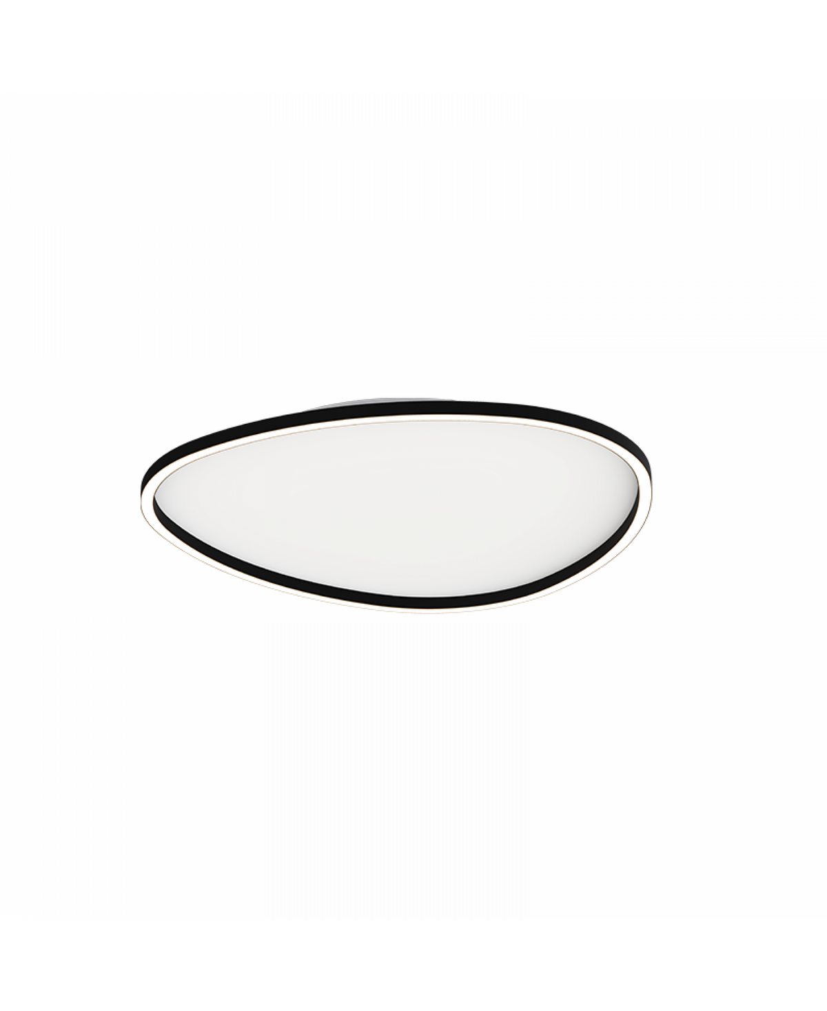 Plafonnier ZAMBELIS 39W Dimmable DESIGN Noir Sable 23208