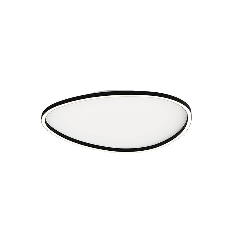 Plafonnier ZAMBELIS 39W Dimmable DESIGN Noir Sable 23208