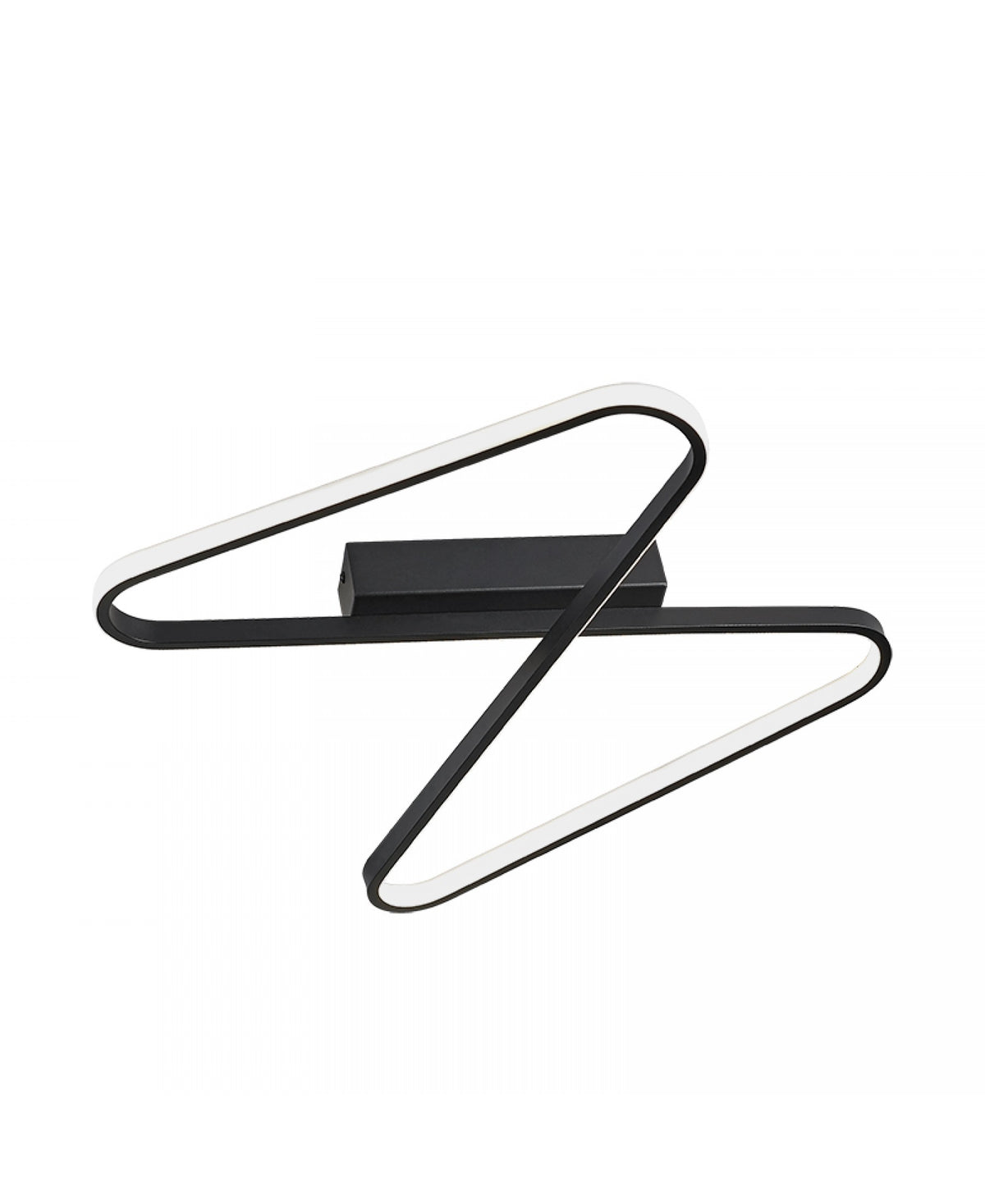 Plafonnier ZAMBELIS 38W DESIGN Noir Sable