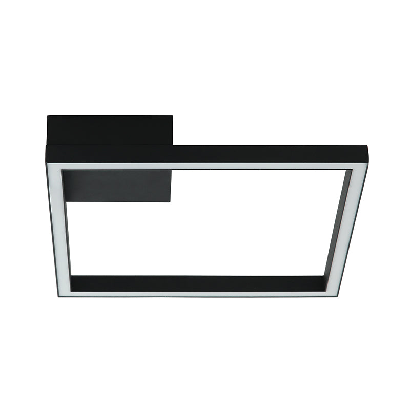 Plafonnier ZAMBELIS 15W DESIGN Noir Sable 2029