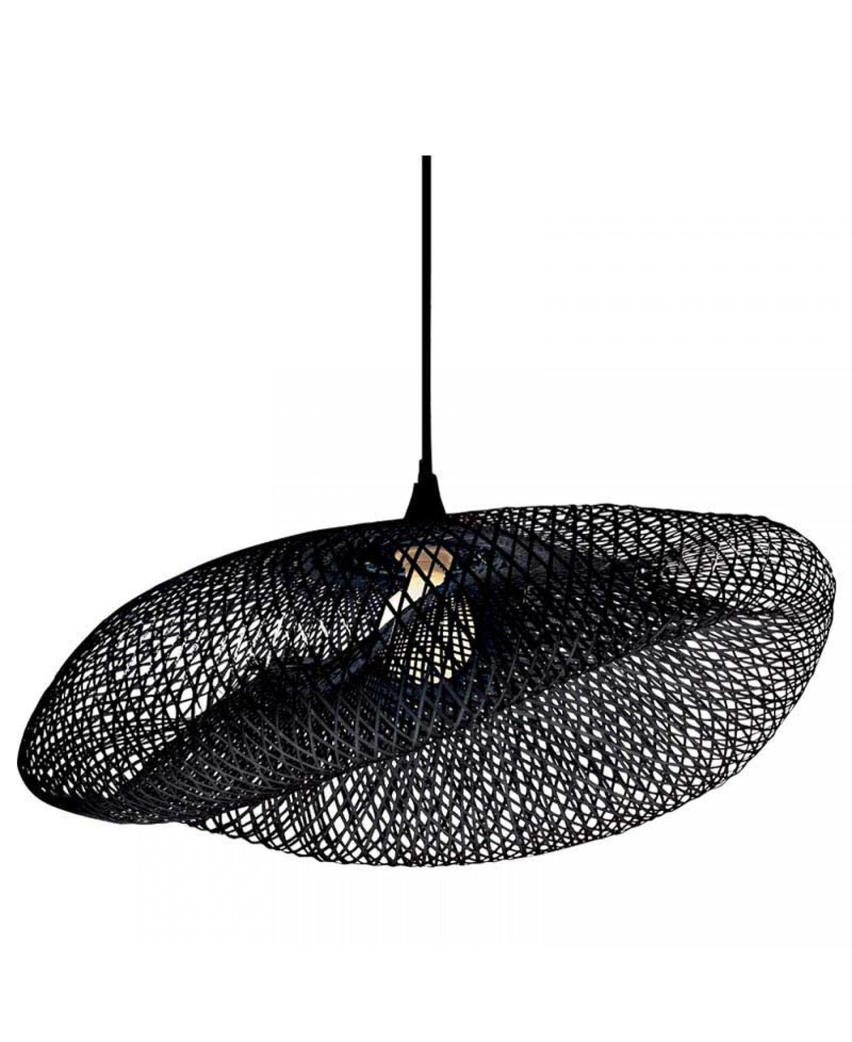 Suspension ZAMBELIS E27 DESIGN Noir Sans Source 19108