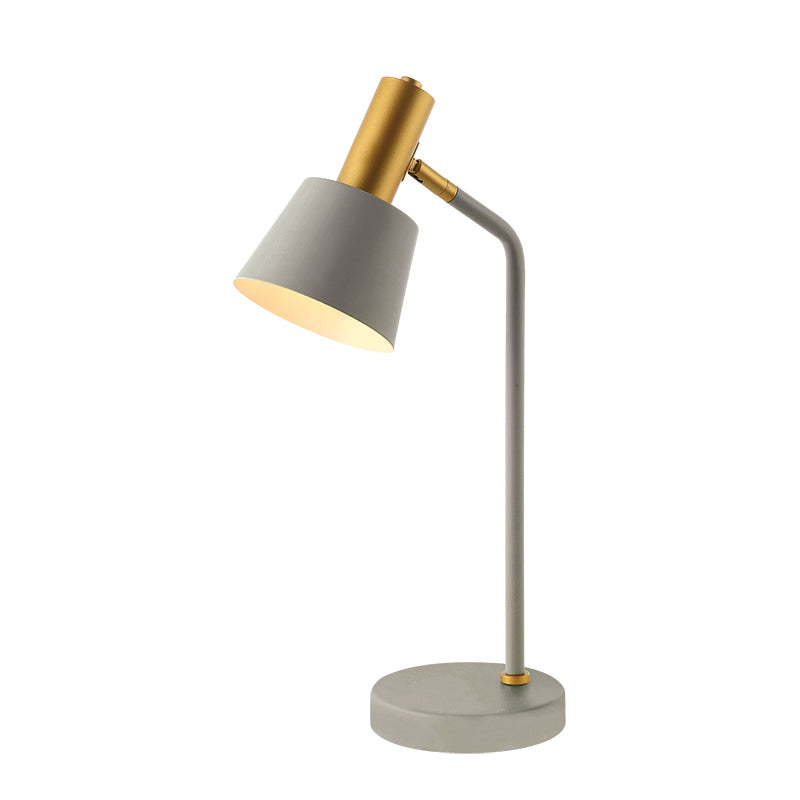 Lampe sur table ZAMBELIS D130 E14 DESIGN Gris Mat et Dore Mat Sans Source 20220