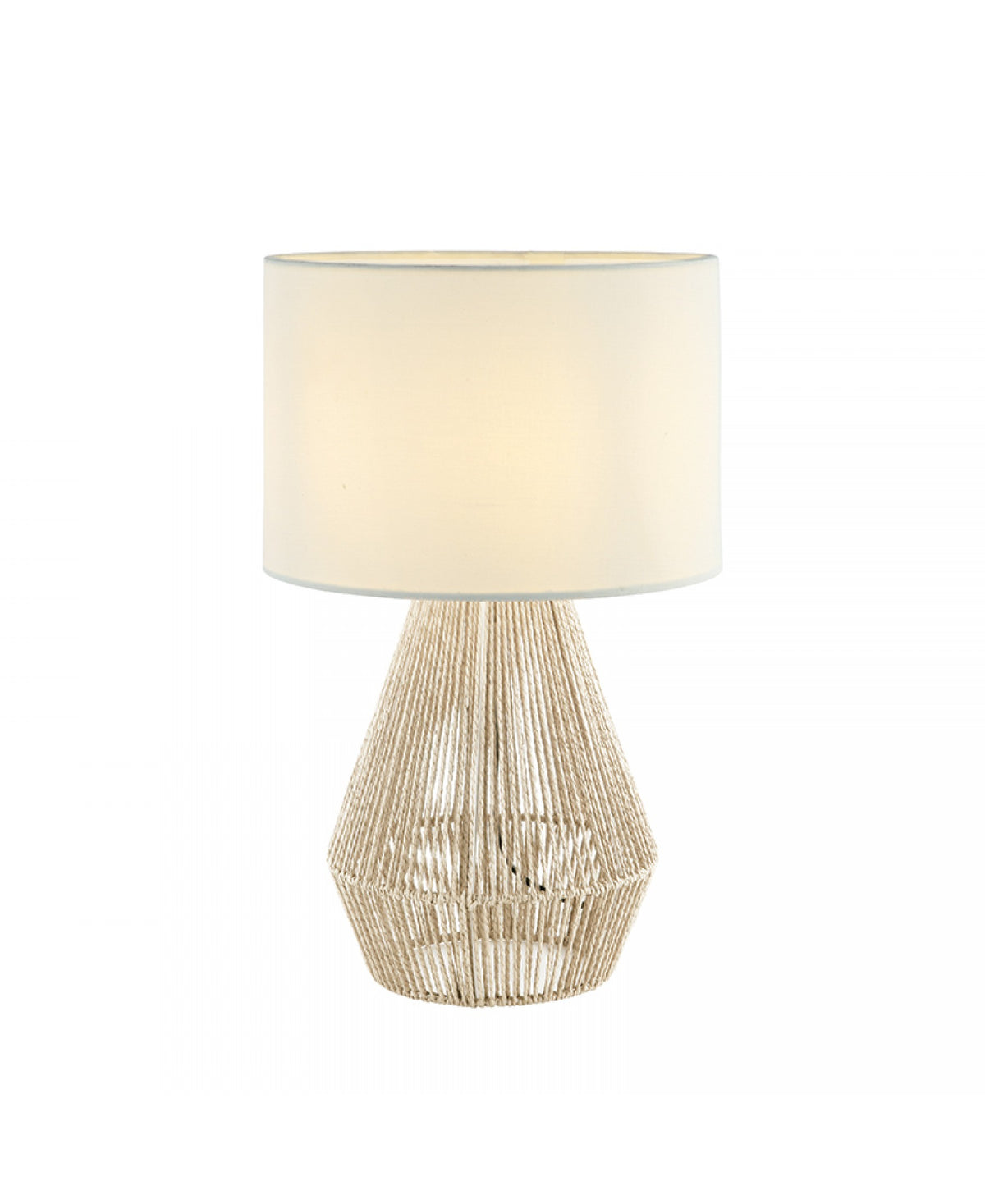 Lampe sur table ZAMBELIS D300 E27 DESIGN Rotin Sans Source 20235