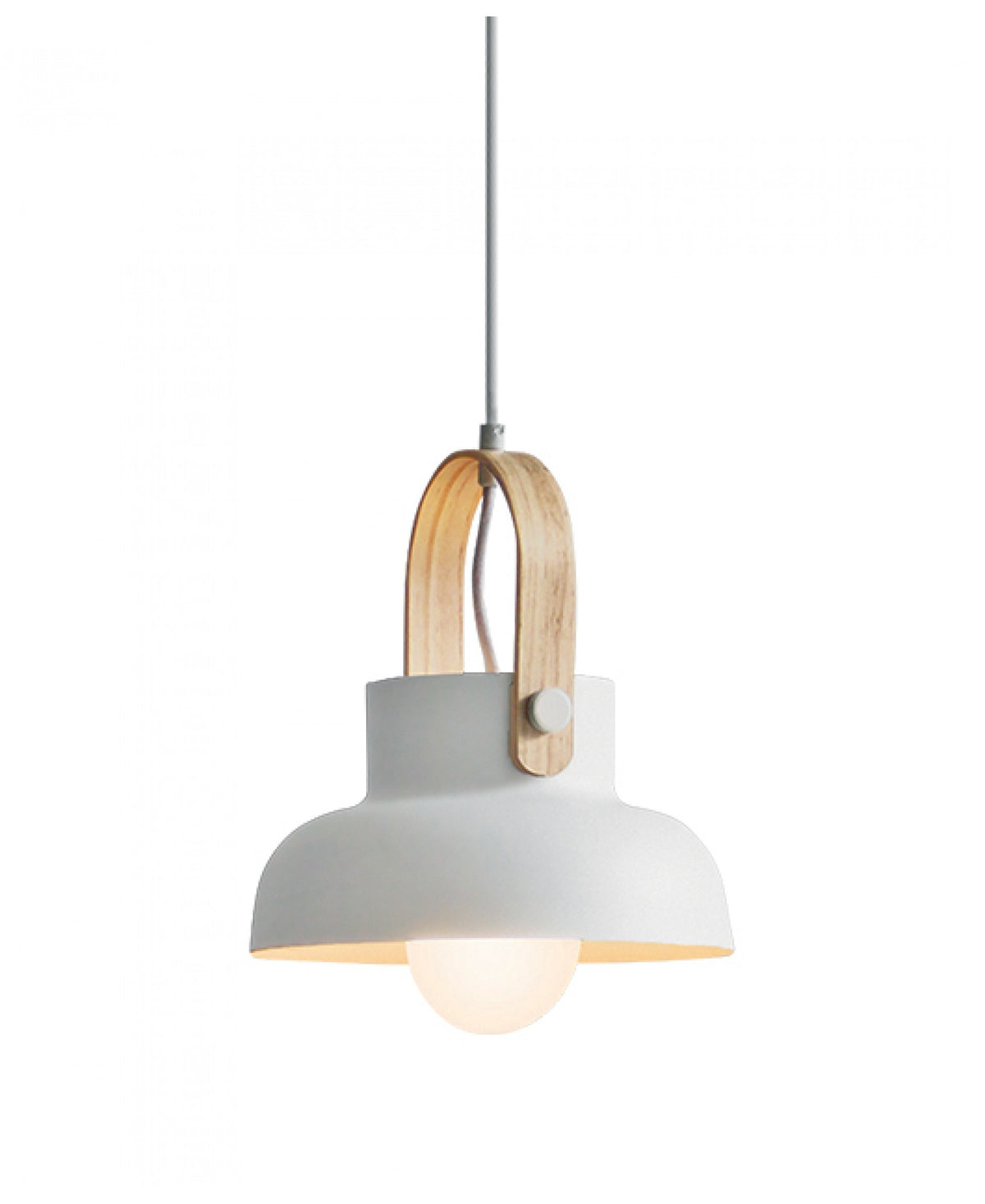 Suspension ZAMBELIS D235 E27 DESIGN Blanc Mat Sans Source 18190