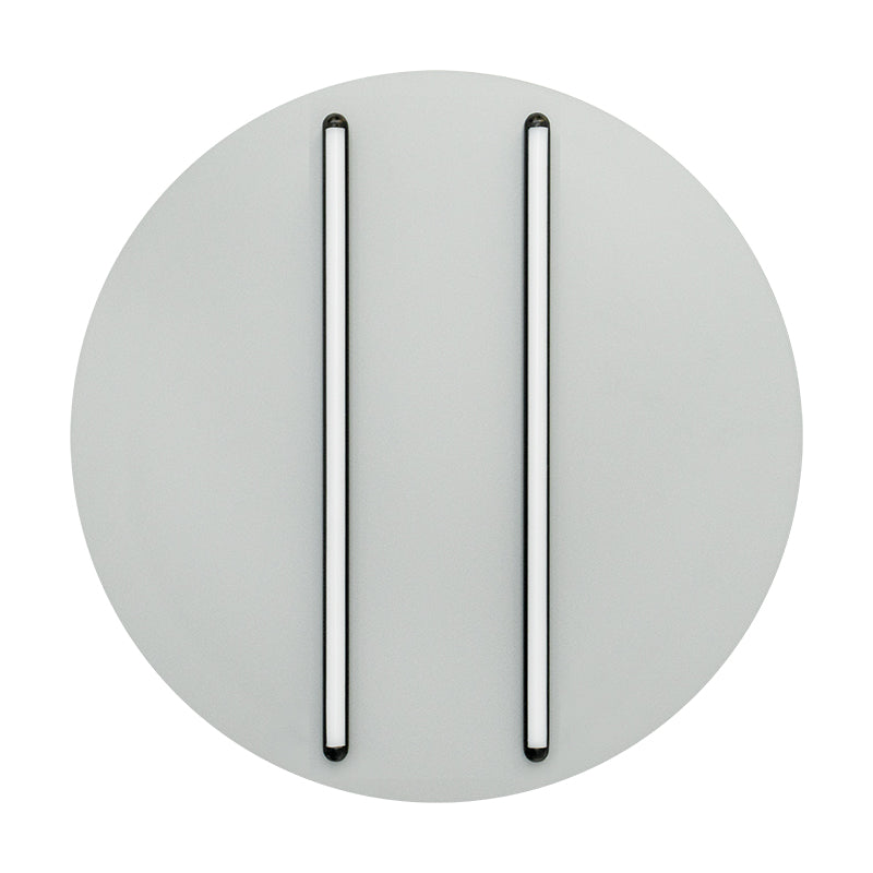 Plafonnier ZAMBELIS D600 43W Dimmable DESIGN Gris Sable et Noir 2570