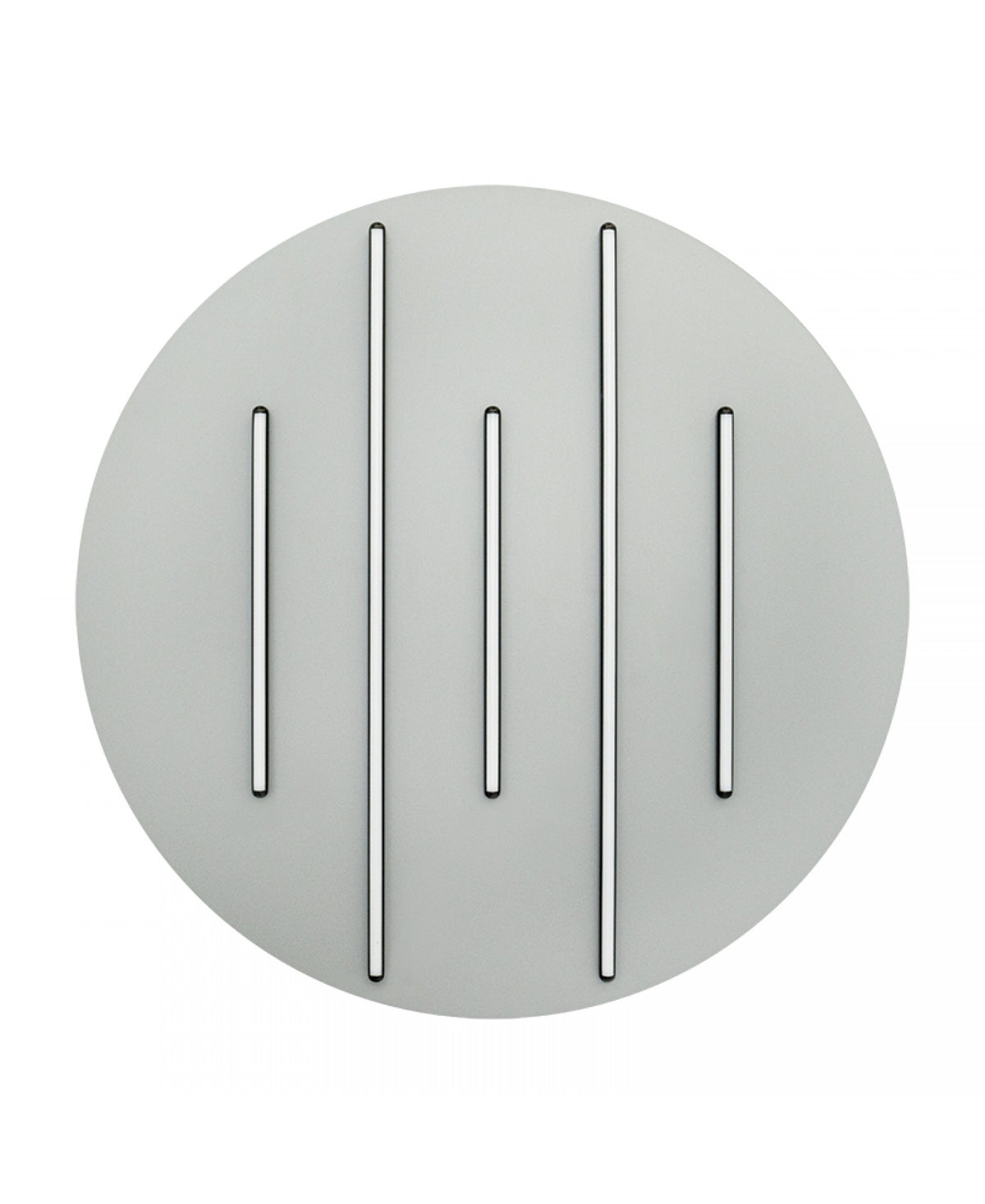 Plafonnier ZAMBELIS D800 52W Dimmable DESIGN Gris Sable et Noir Mat 2572