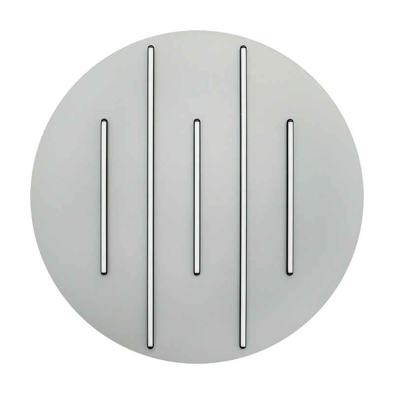 Plafonnier ZAMBELIS D800 52W Dimmable DESIGN Gris Sable et Noir Mat 2572